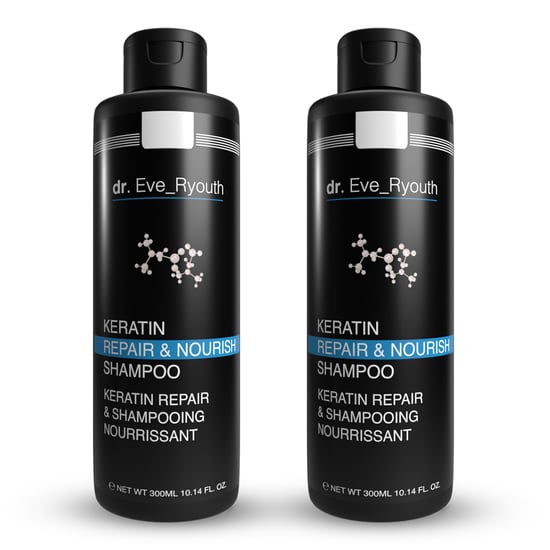 Keratin Repair & Nourish Shampoo 300 ml x 2 - Image 1