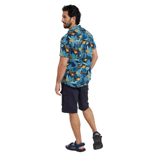 Mountain Warehouse Overhemd met korte mouwen voor heren Tropical (Blauw) - Image 3