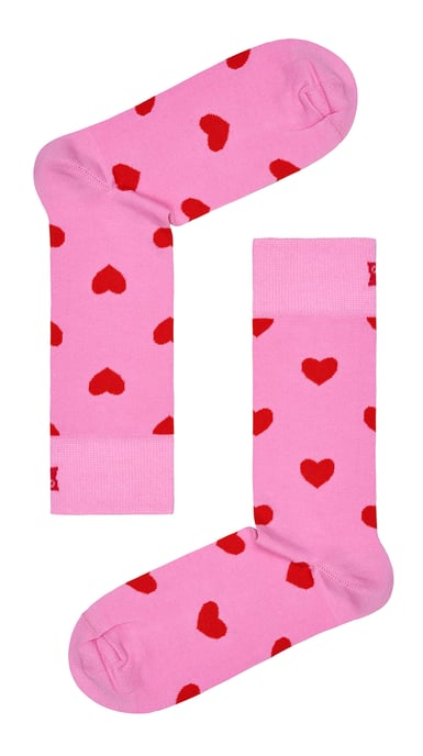 Happy Socks - Novelty Heart Design Socks | Great Gift - Heart - Image 2