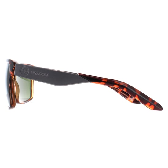 Dragon Square Mens Shiny Dark Tortoise G15 Green Space