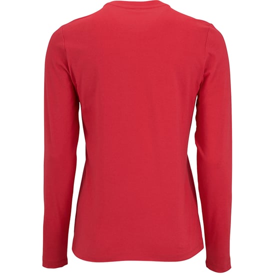 SOLS Womens/Ladies Imperial Long Sleeve T-Shirt (Red)