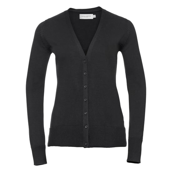 Russell Collectie Dames/Dames V-hals Gebreid Vest (Zwart) - Image 1