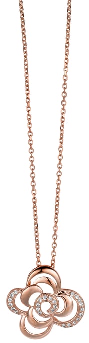 Orphelia Women's 925 Sterling Silver Chain with Pendant - Rose ZH-4864/1