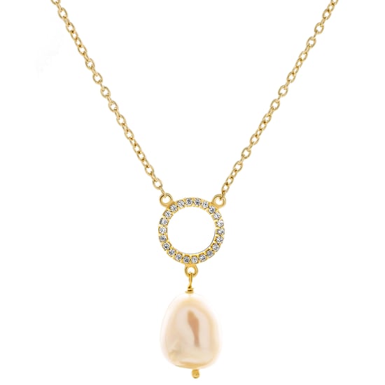 Orphelia 'Spa' Women's 925 Sterling Silver Pendant with Chain - Gold ZK-7575/G - Image 1