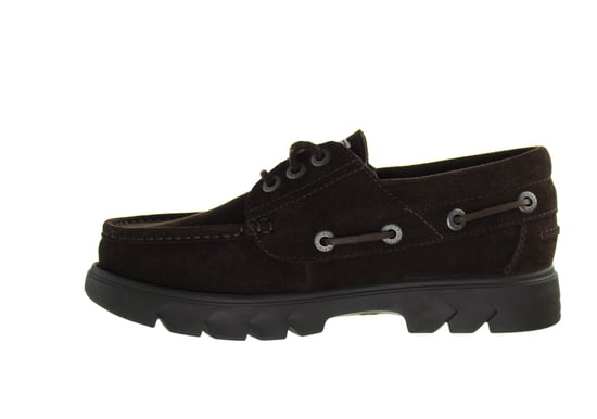 Kickers Lennon Boat Mens Dark Brown Shoes