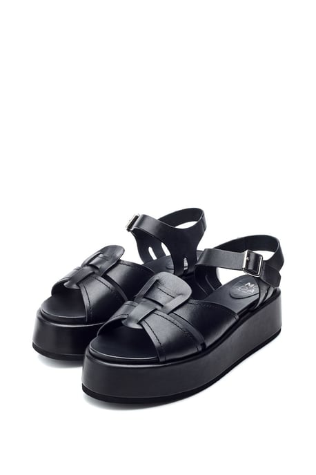 Pippaa Black Sandals