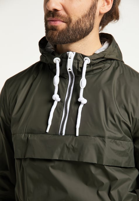 Dreimaster pullover jacket Men dark olive - Image 5