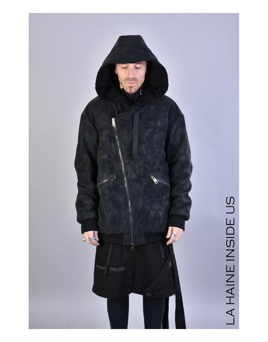 La Haine Inside Us Jacket LM077 Men's Black - Image 6