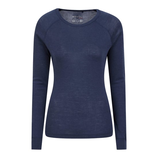 Mountain Warehouse Dames/Dames Merino II Thermo Top (Marine) - Image 1