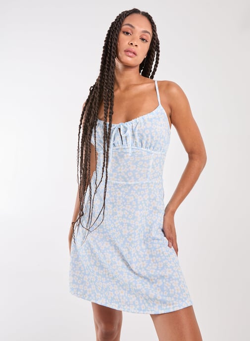 Daisy Ditsy Strappy Mini Dress