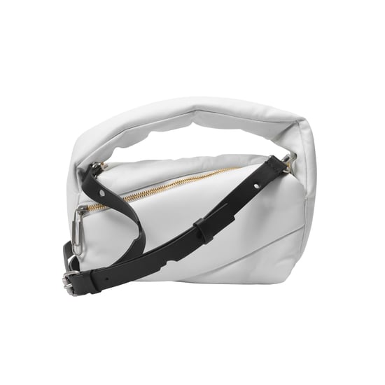 Pump Pouch in White Leather