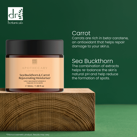 Dr Botanicals Sea Buckthorn & Carrot Rejuvenating Moisturizer 50ml