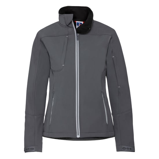 Russell Dames/dames Bionic Softshell Jacket (IJzergrijs) - Image 1