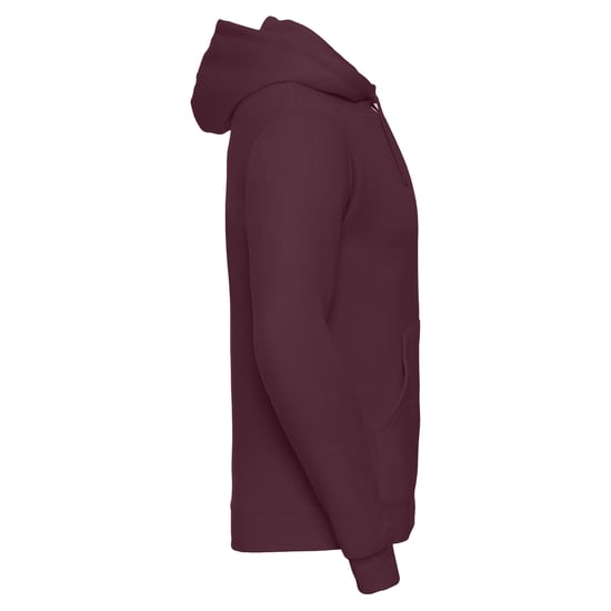 Russell Mens Plain Hoodie (Burgundy) - Image 3