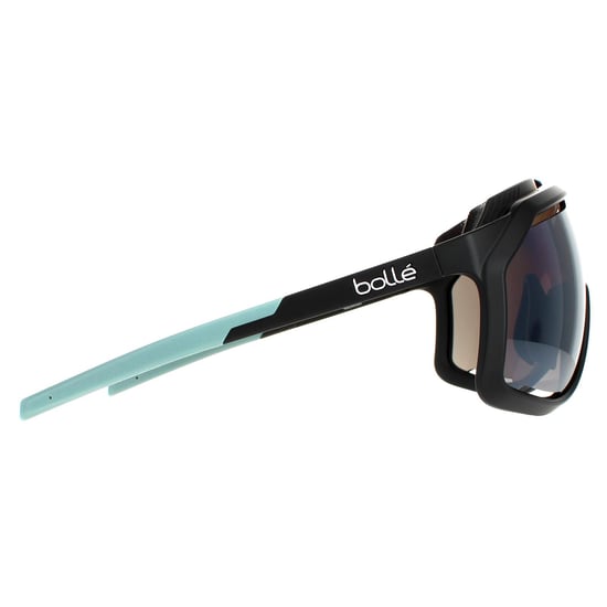 Bolle Shield Mens Matte Black Volt+ Cold White Polarized Chronoshield