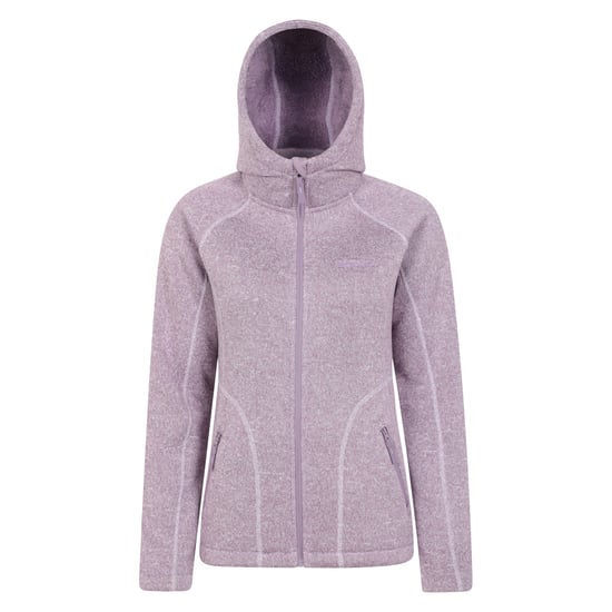 Mountain Warehouse Dames/Dames Nevis Bontgevoerde Full Zip Hoodie (Paars) - Image 1