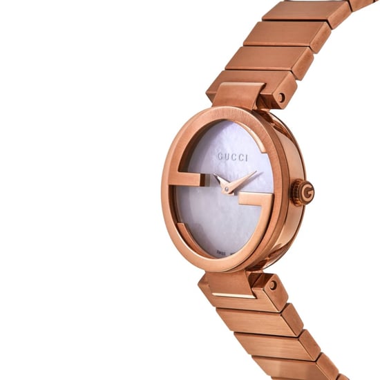Gucci YA133515 Interlocking Mother of Pearl Dial Ladies Watch