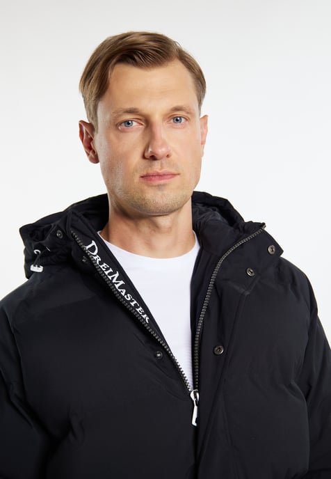 Dreimaster Winterjas met vulling Heren zwart - Image 5