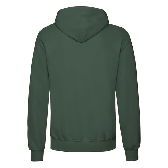 Fruit Of The Loom Unisex Adults Classic Hooded Sweatshirt (Bottle Green) - Image 2