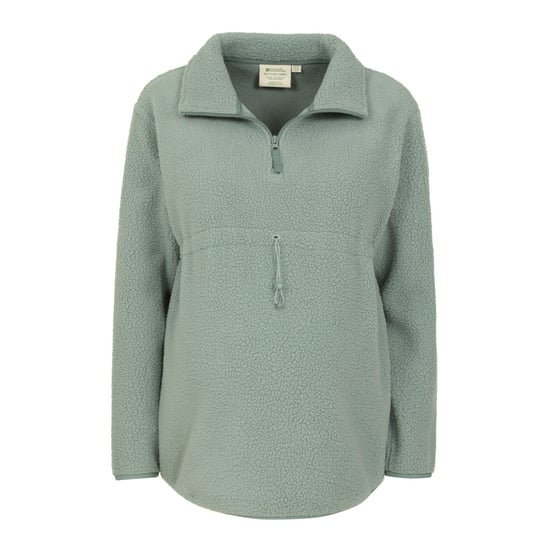Mountain Warehouse Damers Mysiga Sherpa Halvdraget Mamma Fleece Topp (Grön) - Image 3