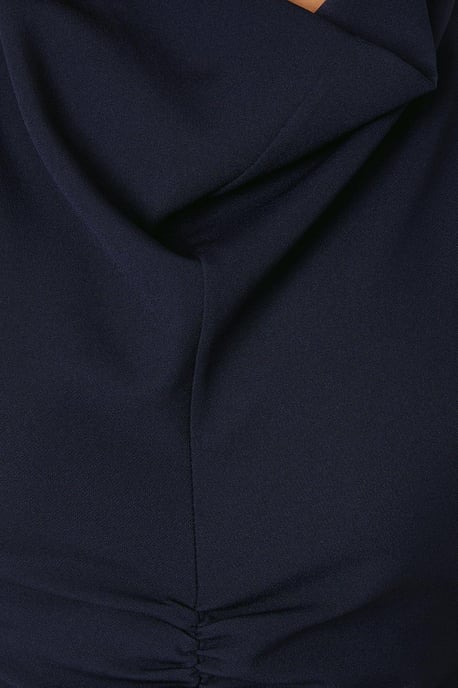 Cowl Neck Midi Dress