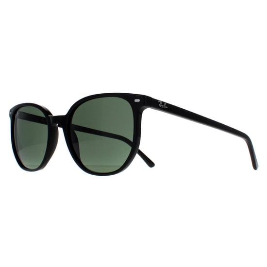 Ray-Ban Vierkant Unisex Gepolijst Zwart G15 Groen RB2197 Elliot - Image 2