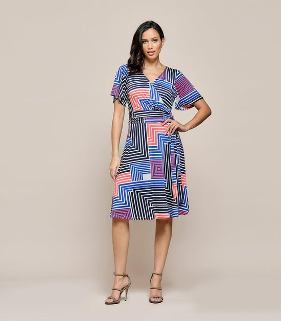 Regina Print Jurk Multi - Image 6