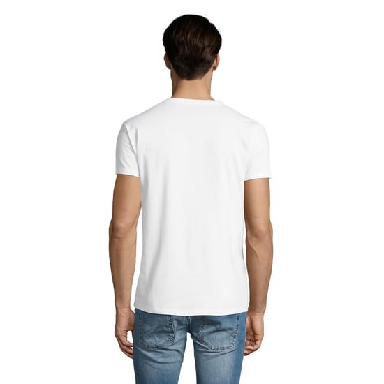 SOLS Heren Imperial V Hals T-shirt (Wit) - Image 2