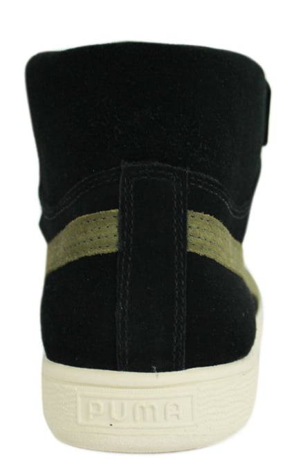 Puma Suede Mid Classic+ GTX Heren Sportschoenen Casual Zwart 357043 02 B28A - Image 3