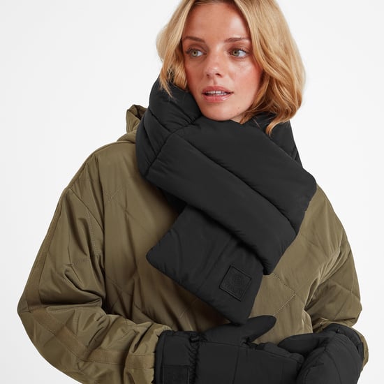 Clough Padded Scarf Black - Image 1