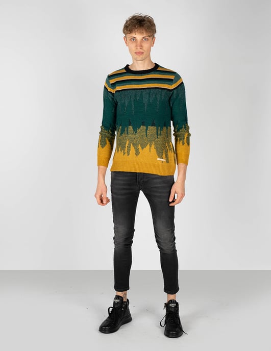 Takeshy Kurosawa Pullover Degrade Men's Yellow - Image 2