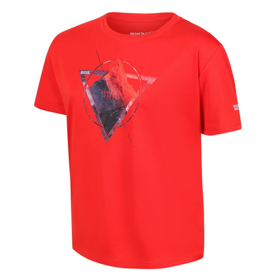 Regatta Childrens/Kids Alvarado VI Mountain T-Shirt (Fiery Red)