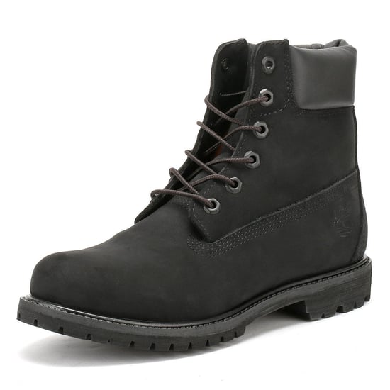 Timberland Dam 6 Inch Premium Svart Nubuck Läder Kängor - Image 3