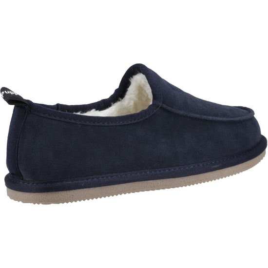 Hush Puppies Charles Suede Tofflor i marinblå för män - Image 2