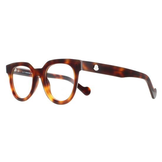 Moncler Round Womens Blonde Havana Glasses
