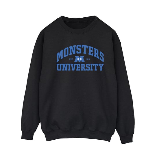Disney Womens/Ladies Monsters University Logo Sweatshirt (Black)