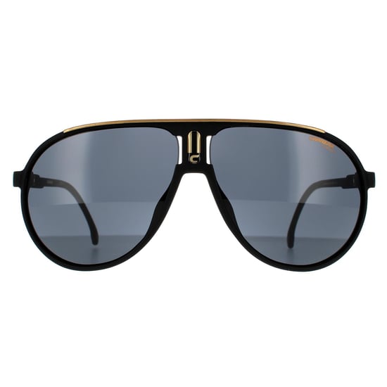 Carrera Aviator Unisex Matte Black Dark Grey Sunglasses