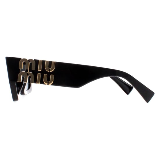 Miu Miu Rectangle Womens Black Dark Grey MU09WS