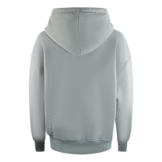 Parajumpers Githa Plain Shark Grey Oversized Hoodie - Image 2