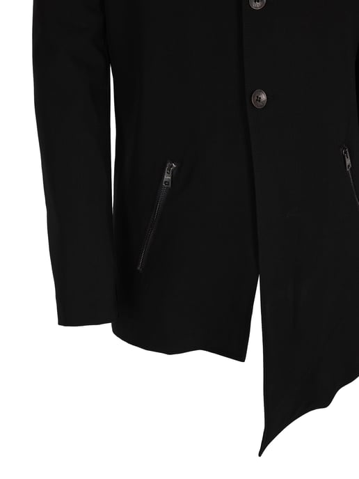La Haine Inside Us Jacket Asymmetric Men's Black