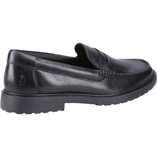 Hush Puppies Verity Slip On Läder Dam Svarta Loafers - Image 2