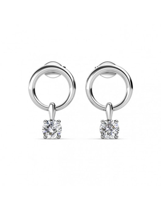 Octavia Örhängen - Silver och Kristall - Image 3