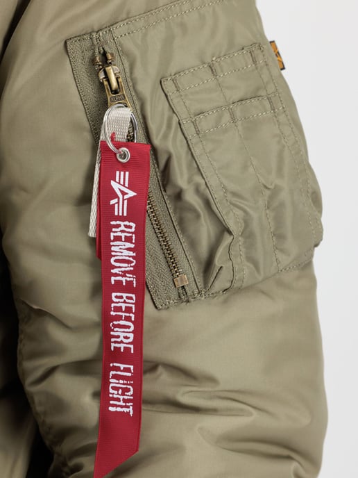 Alpha Industries Men's Injector III Flight Jacket in Green - Image 5
