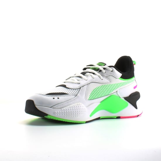 Puma RS-X Tracks MTV White Textile Mens Lace Up Trainers 371841 01