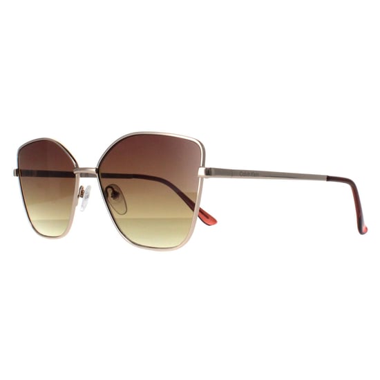 Calvin Klein Cat Eye Womens Gold Brown Gradient CK22120S