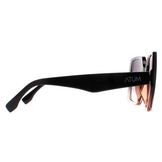 Atum Square Womens Black Nude Gradient Smoke Grey Gradient Zouk