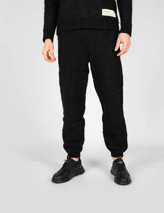 Takeshy Kurosawa Trousers Boucle Men's Black - Image 3