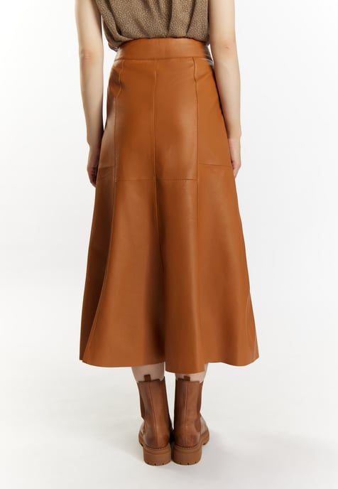 Dreimaster Skirt women cognac - Image 4