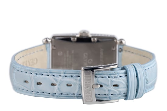 Gevril Women's 7247NV Mini Quartz Avenue of Americas Blue Diamond Watch - Image 3