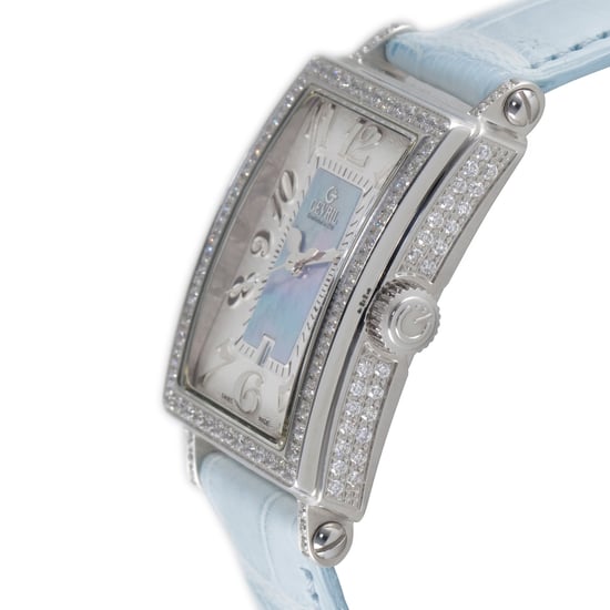 Gevril Women's 7247NV Mini Quartz Avenue of Americas Blue Diamond Watch - Image 2